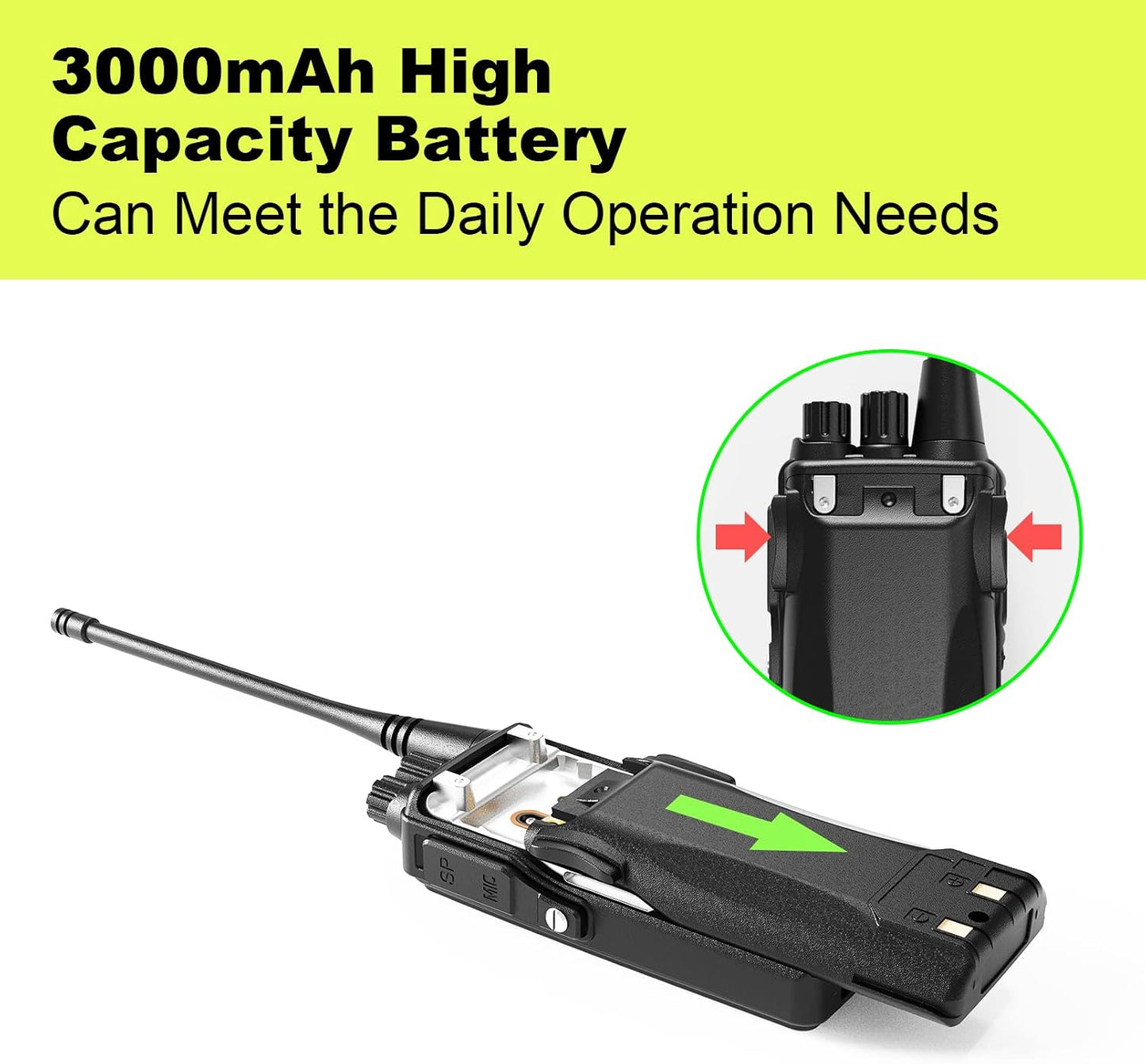 Batería Li-ion 3000mAh para radios FPCN10A 3.7V