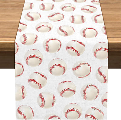 Camino mesa béisbol niños decoración fiesta 13x108pulg