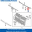 2 Pzas Rejilla Parachoques Toyota C-HR 18-22 Corolla 03-07