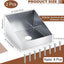 2 Pzas Soporte Aluminio para Pared Organiz. Remolque 9.7pulg