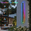 2 Luces LED Pared Exteriores RGB 60" Control Remoto