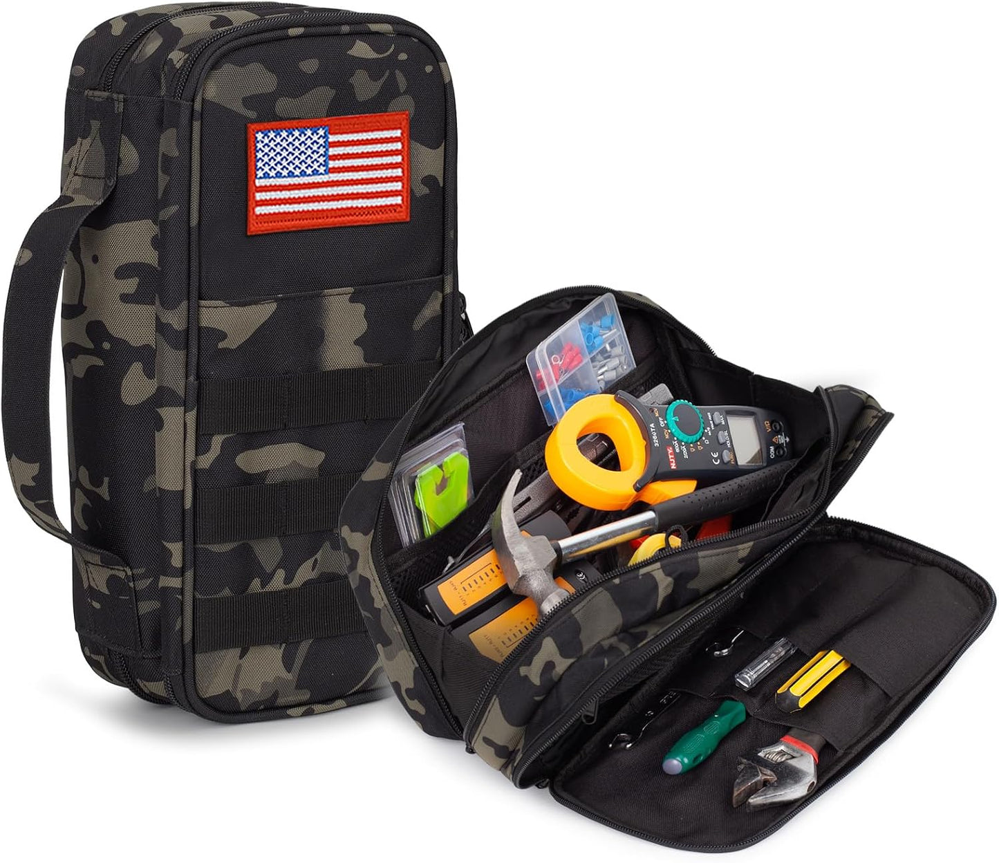 Bolsa herramientas táctica molle resistente al agua