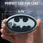 Emblema coche Batman 3D negro cromado 3.76x2.26"