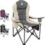 Silla campamento plegable acolchada 350lb con soporte tazas