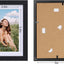Set 15 Portarretratos Madera Negra 4x6pulg para Fotos 4x6 y 5x7