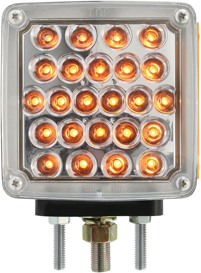 Luz LED Pearl 2 Caras Amber/Clear para Conductor