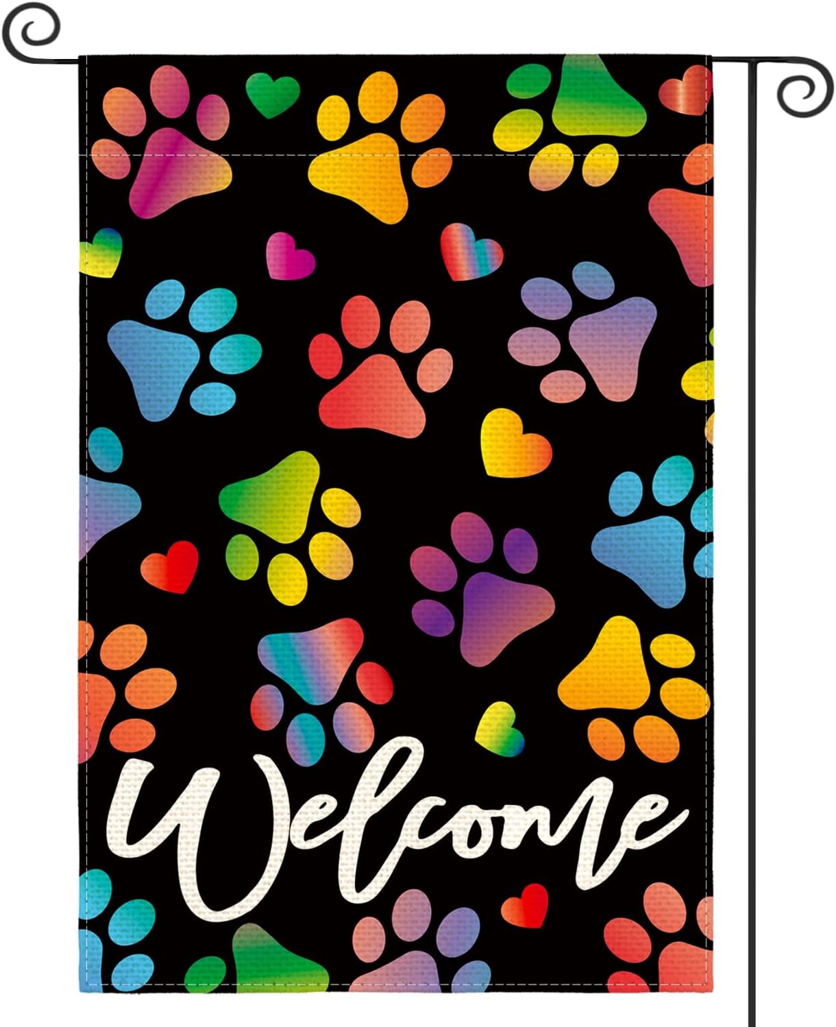 Bandera jardín 12x18pulg doble cara para mascotas