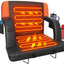 Asiento calentable para gradas con respaldo 3 niveles