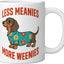 Taza Cerámica Perro Dachshund Blanca