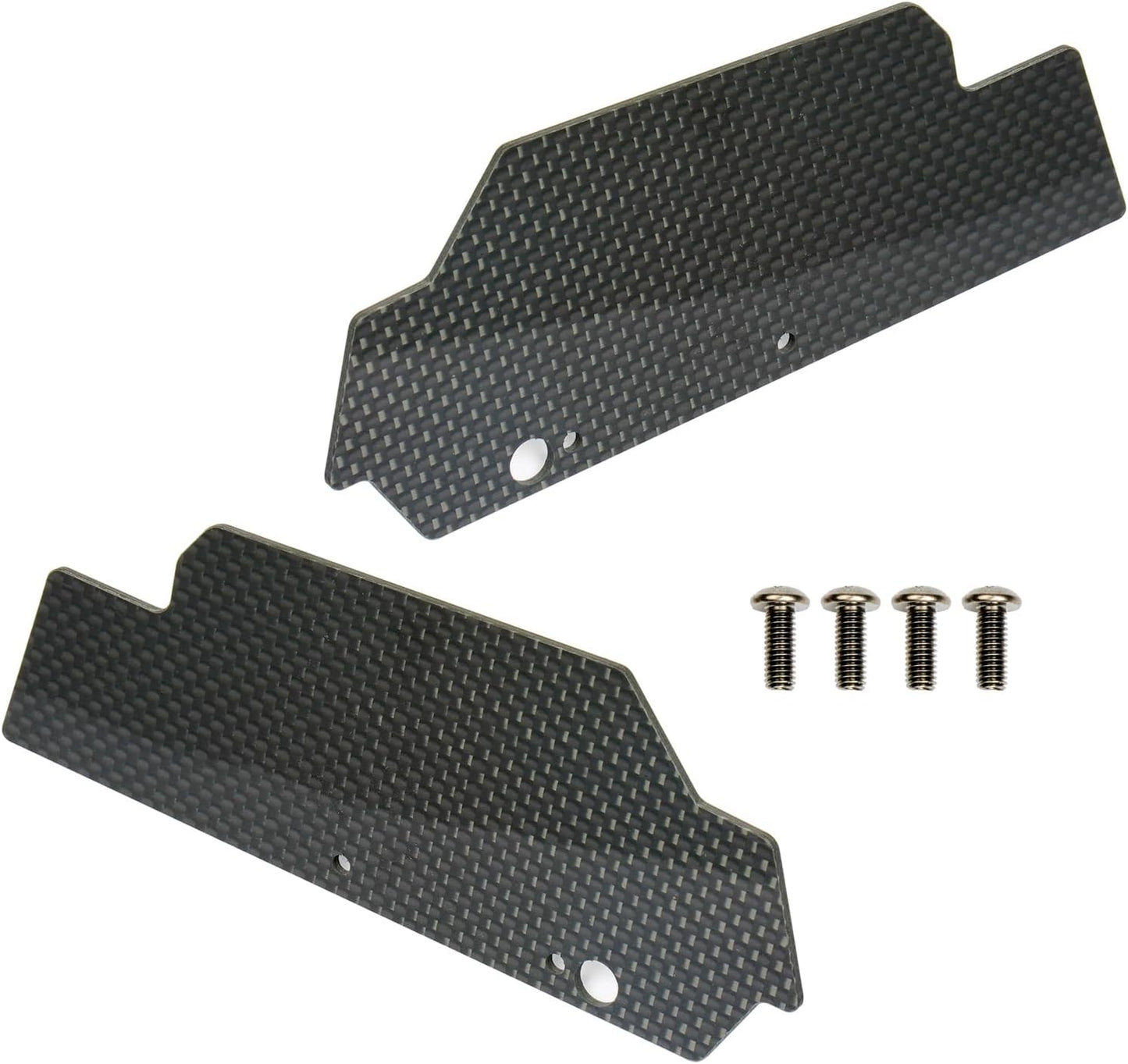Protectores barro traseros fibra carbono para Arrma 6s 1/8