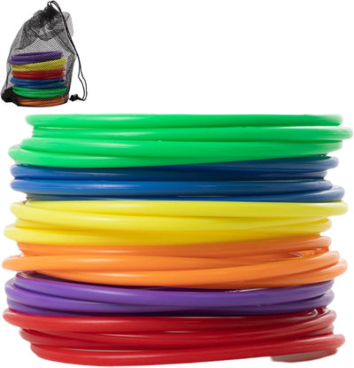 24 Pzas Juego Anillos Plástico Multicolor para Niños
