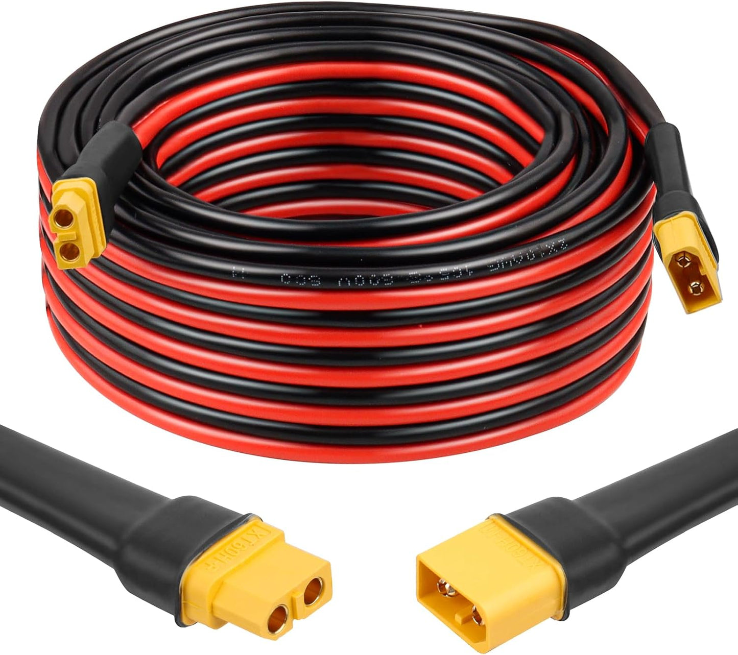 Cable XT60 30ft cobre estañado con conectores RC