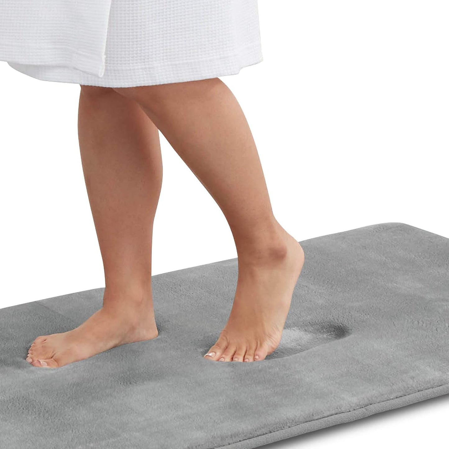 Alfombra baño espuma viscoelástica antiderrap 72x24pulg
