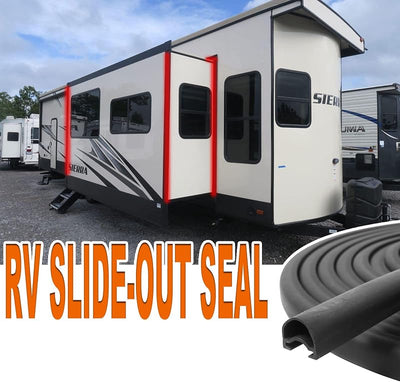 Sello deslizante caravana 15/16pulg x35ft goma negra