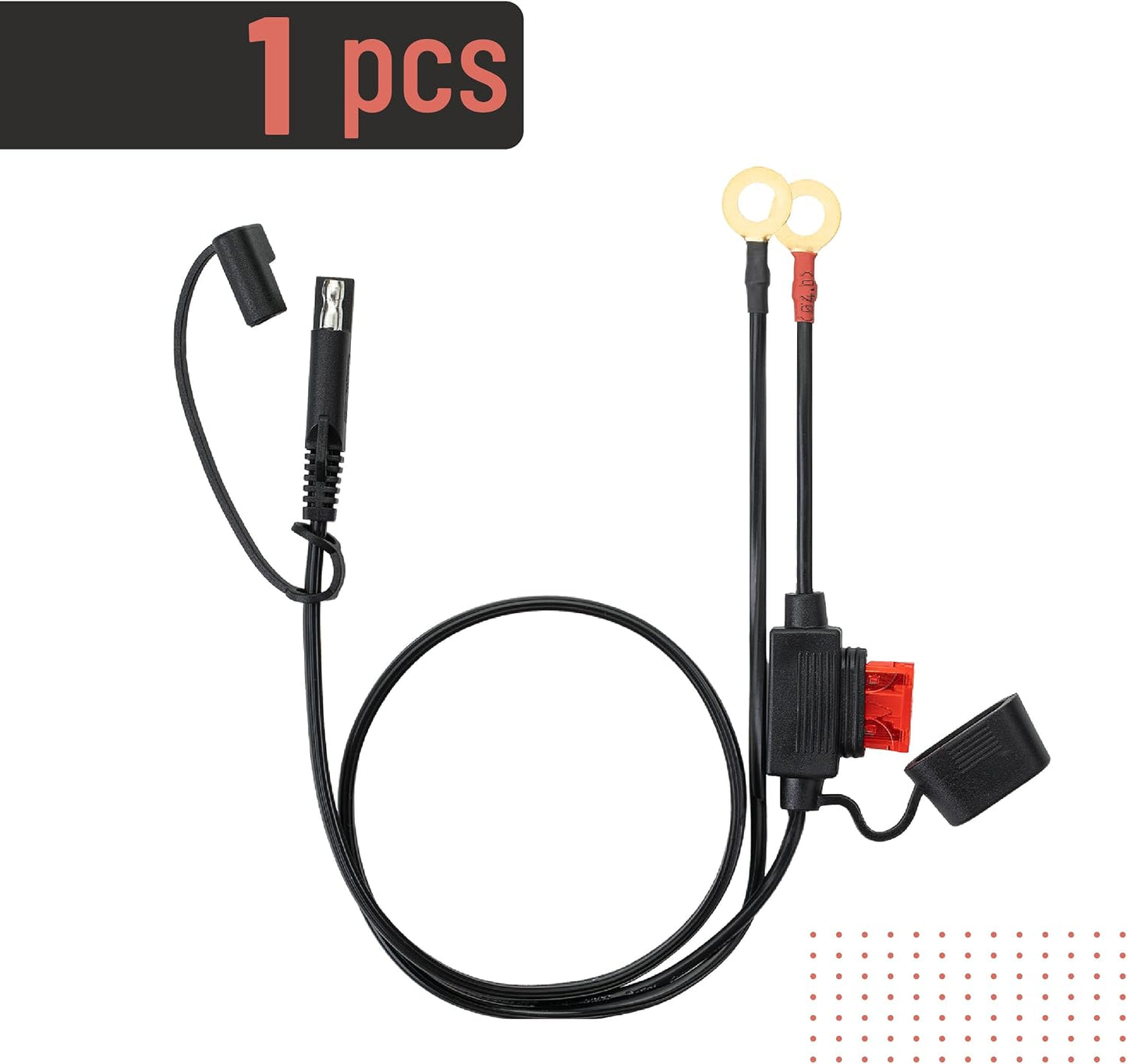 Conector batería SAE 2 pines 18 AWG