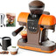 Máquina Espresso 20 Barras Acero Inox con Molinillo
