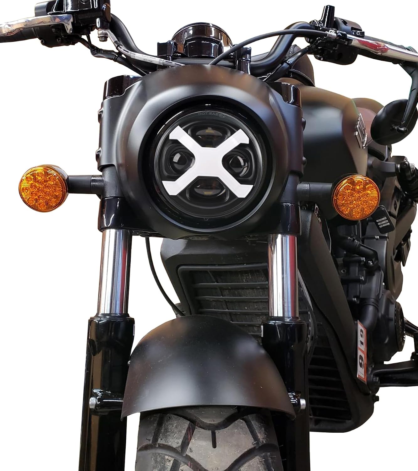 Faro delantero motocicleta 5.75" comp Harley Dyna Low Rider