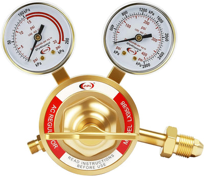 Regulador acetileno CGA510 latón forjado 0-4000PSI entrada