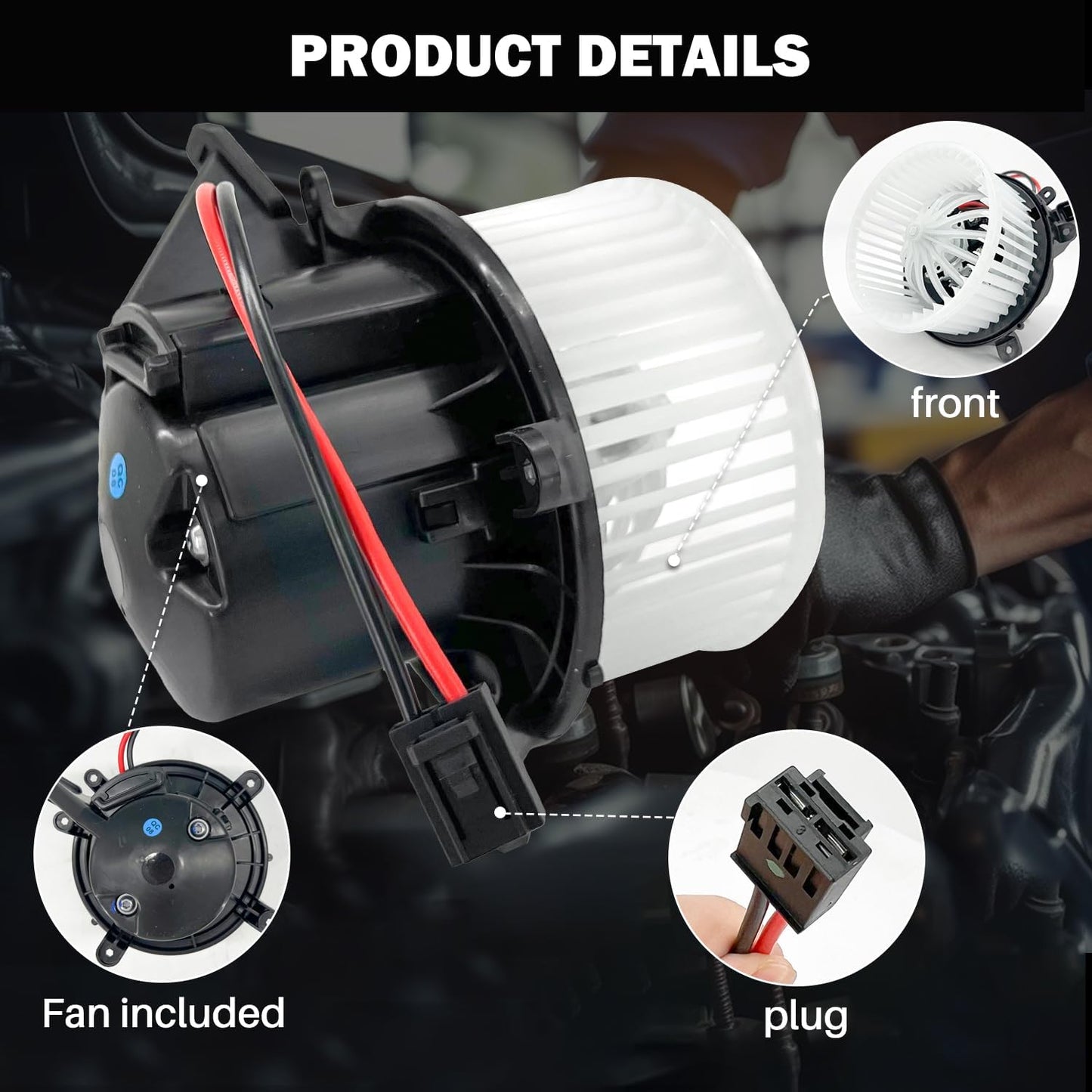 Conjunto ventilador motor calentador Porsche Panamera