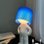 Luz nocturna recargable regalo para él y ella azul