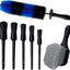 Set 7 Cepillos Ruedas Neumáticos 17" Kit Lavado Auto