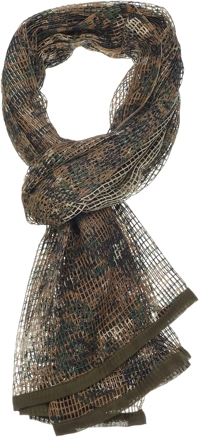 Bufanda camuflaje red malla cuello velo