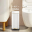 Basurero baño acero inox 3.5gal tapa suave cubo extraible