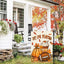 Bandera jardín otoño 12x18pulg doble cara decoración patio