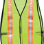 Chaleco seguridad malla poliéster con rayas reflectantes 2pulg lima
