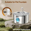 Repuesto filtros fuente gato 8 carbono 8 espuma acero inox