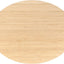 Tabla cortar servir bambú ovalada 17x13pulg ranurada