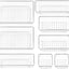 8 Cubos Organizadores Transparentes para Cocina Tocador