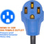Adaptador 30A a 50A para caravana 14-30P a 14-50R