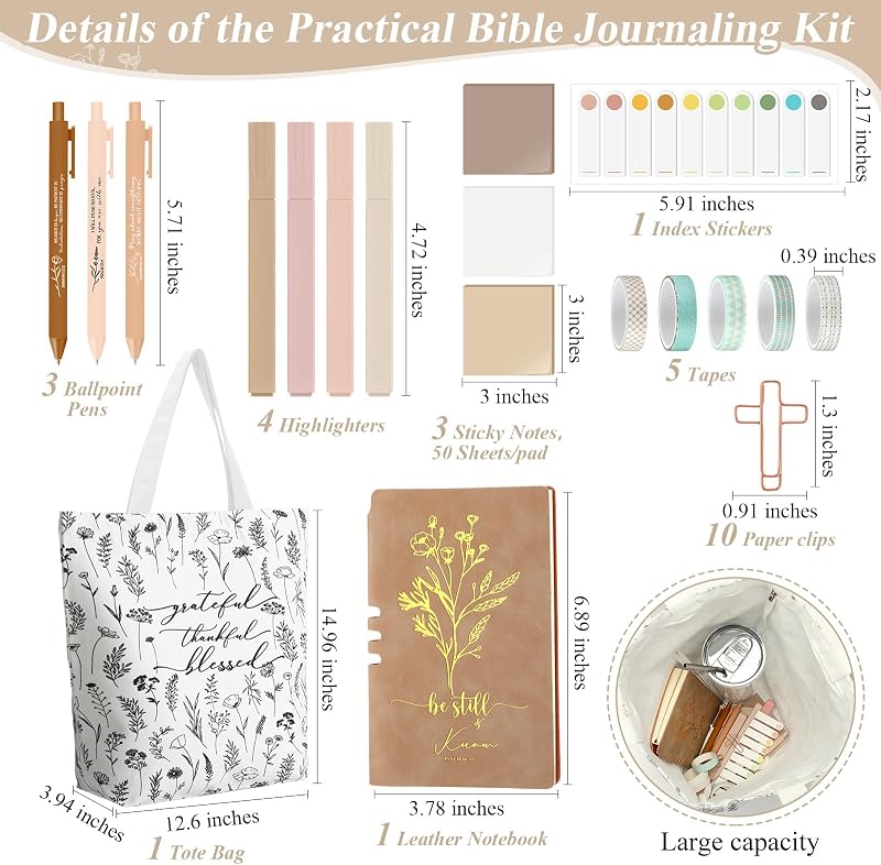 Kit 29 Pzas Suministros Estudio Bíblico Mujeres