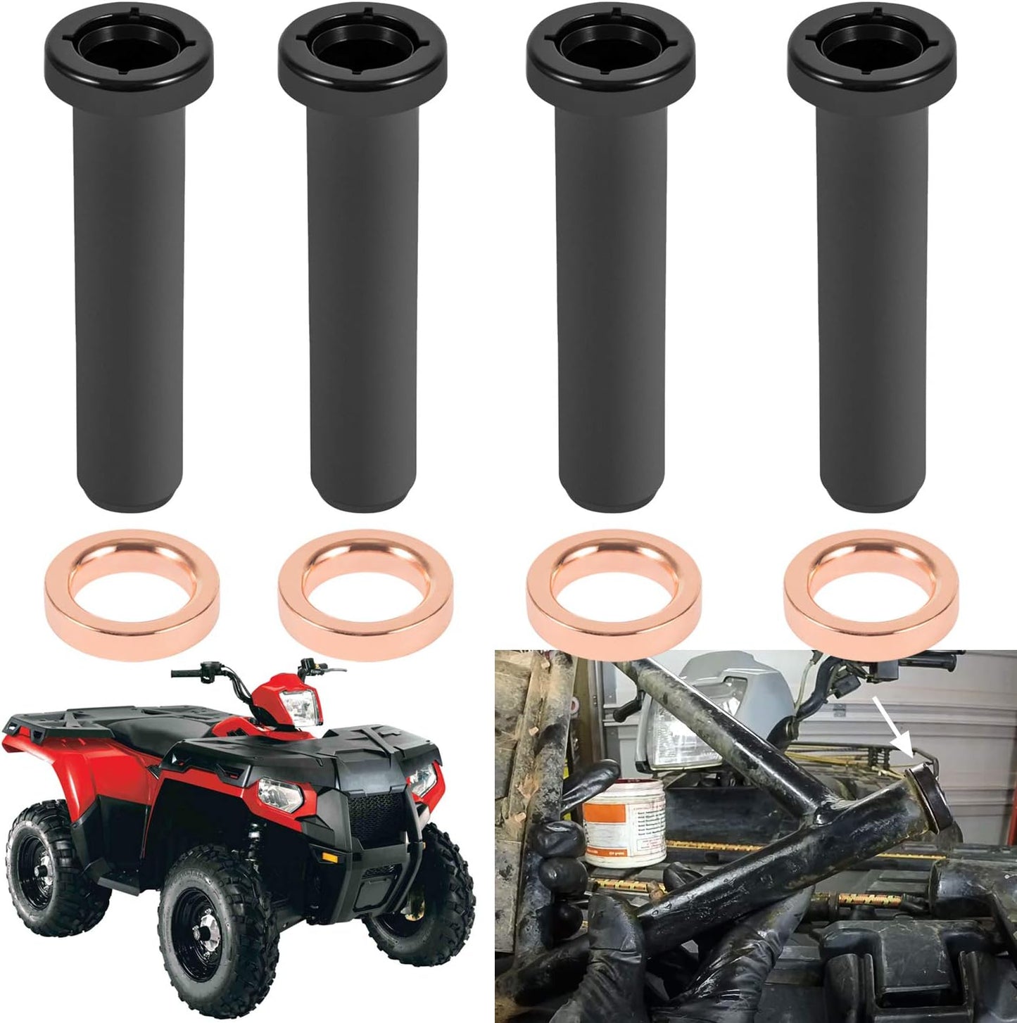 Kit buje inferior brazo A delantero Polaris Sportsman 500 4x4 96-02