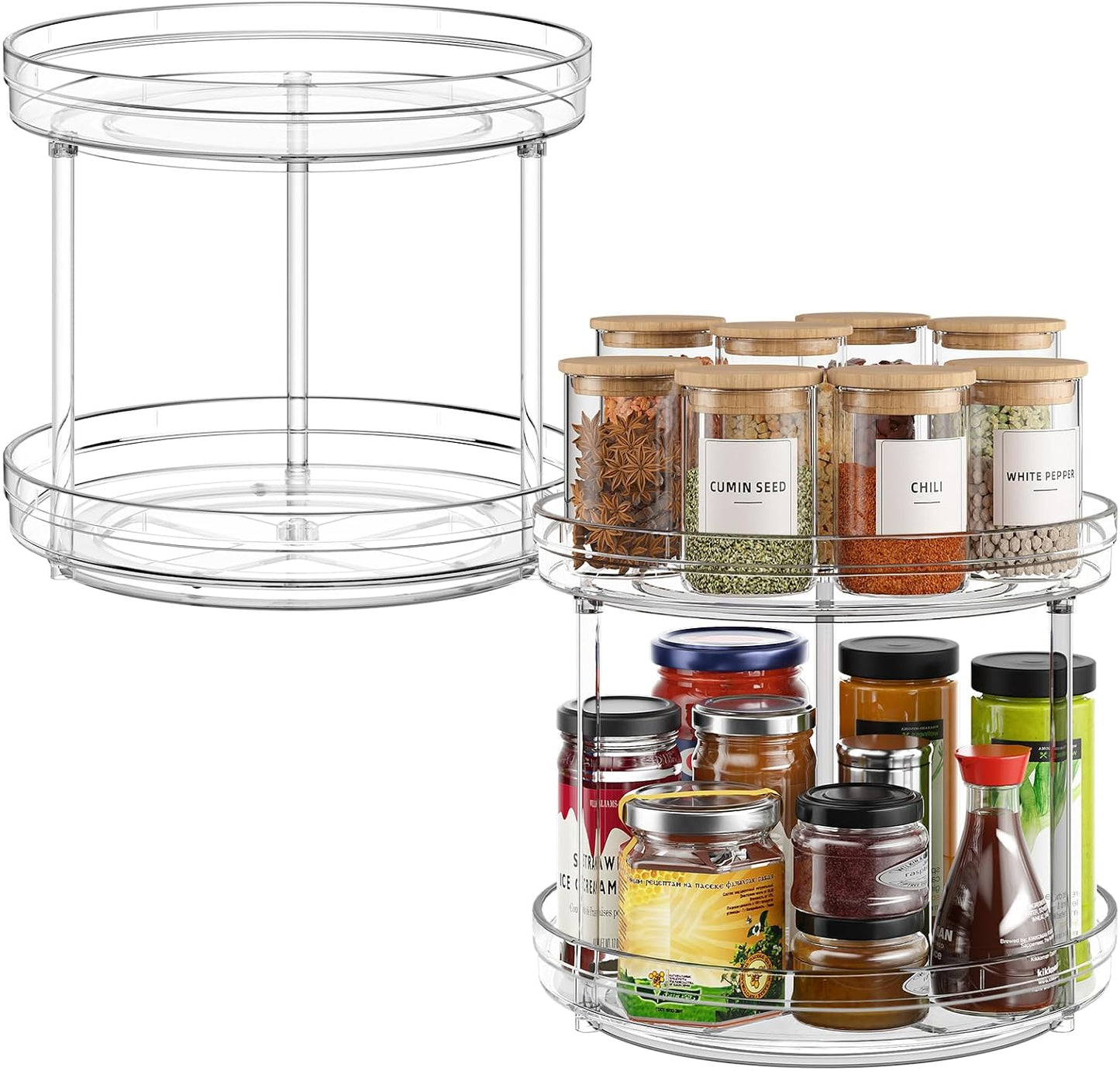 Organiz. Lazy Susan 9.5pulg giratorio para cocina baño