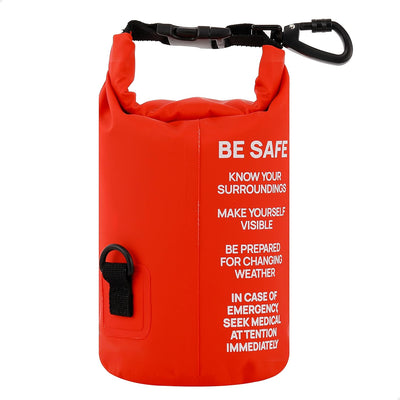 Kit primeros auxilios impermeable con mosquetón flotante