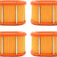 4 Cartuchos Filtro Aire Ovalados Reemplazo B&S 5404 275-5