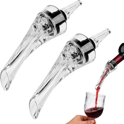 Aireador de vino profesional sin fugas de 2 piezas