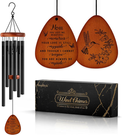Campanillas de viento conmemorativas para la pérdida de mamá