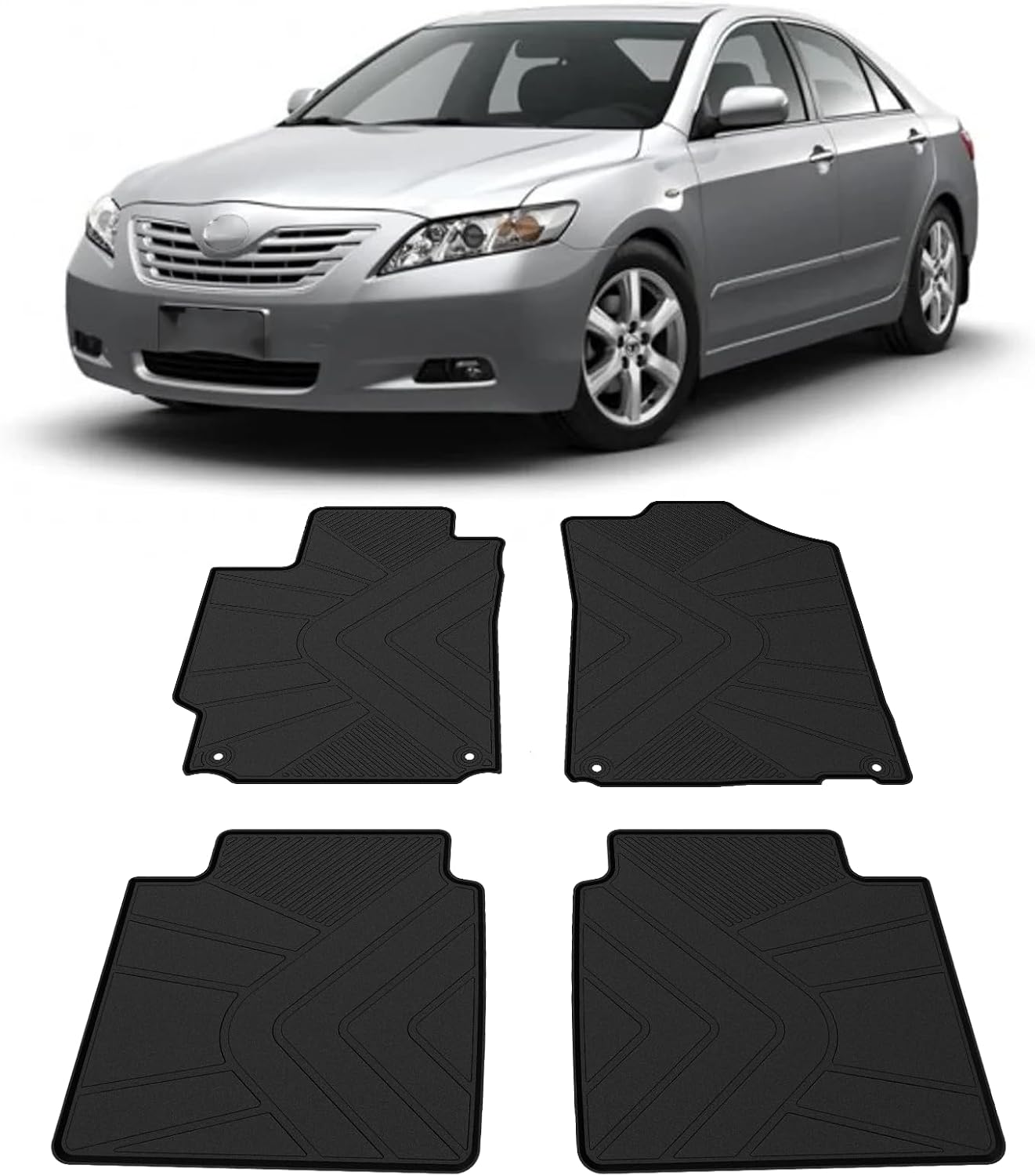 Alfombrillas Toyota Camry 06-11 látex resistente set 4