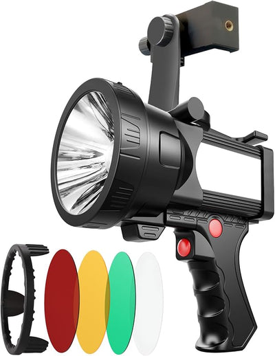 Linterna LED Q984 1.6M lúmenes 4 lentes batería 14000mAh