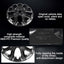 Fundas rueda Jeep Cherokee 14-18 17" 4 Pzas negras