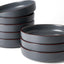 Set 8 Cuencos Cerámica Pasta 33oz Color Carbón