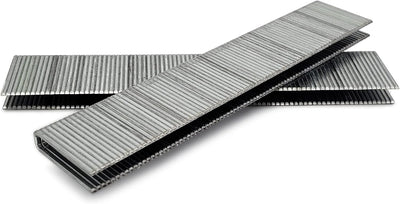 Grapas corona estrecha 1/4 pulg galvanizadas para eléctricas