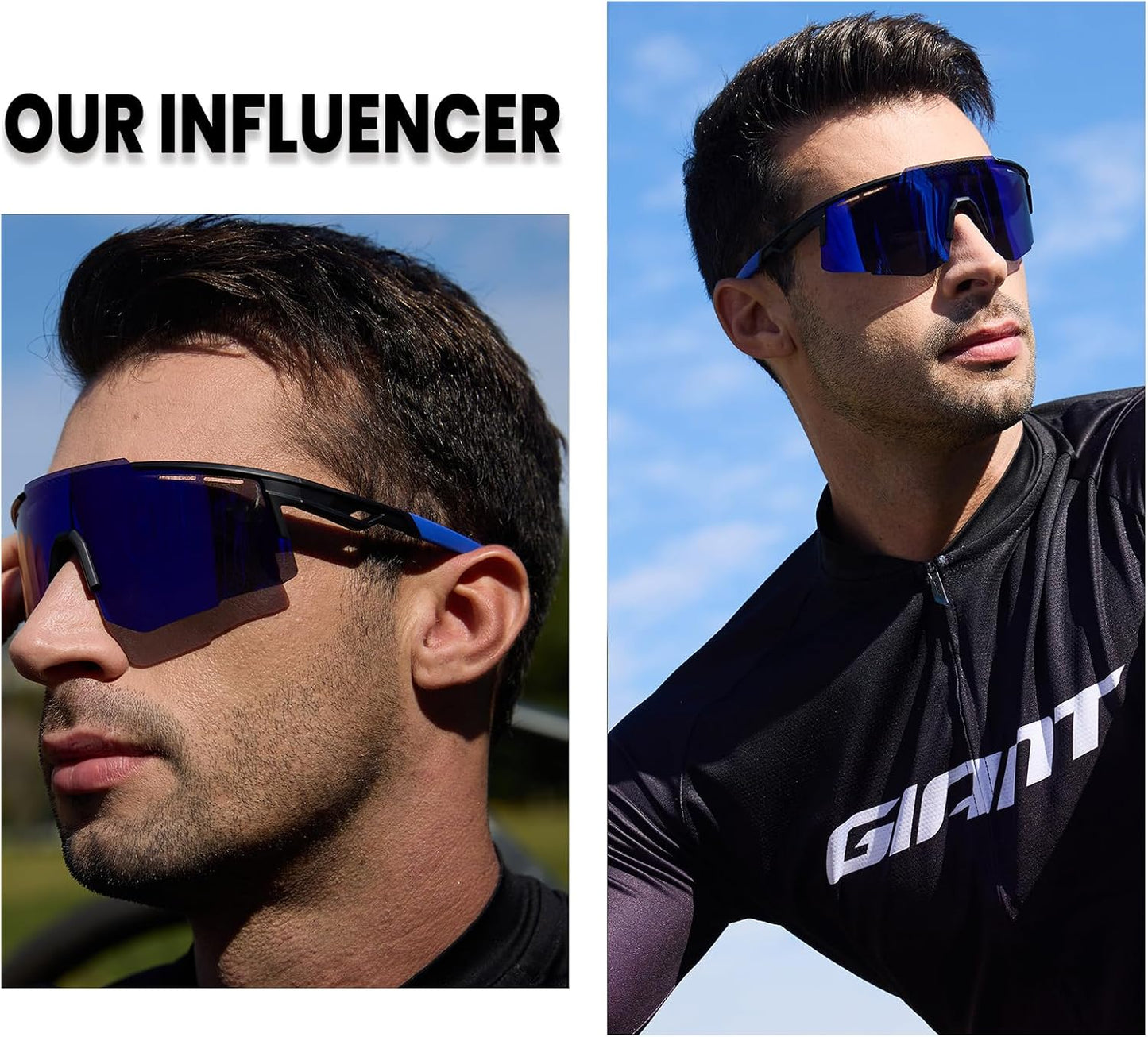 Gafas sol deportivas polarizadas UV400 para ciclismo