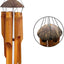 Campanas viento bambú madera coco 25" decoración hogar