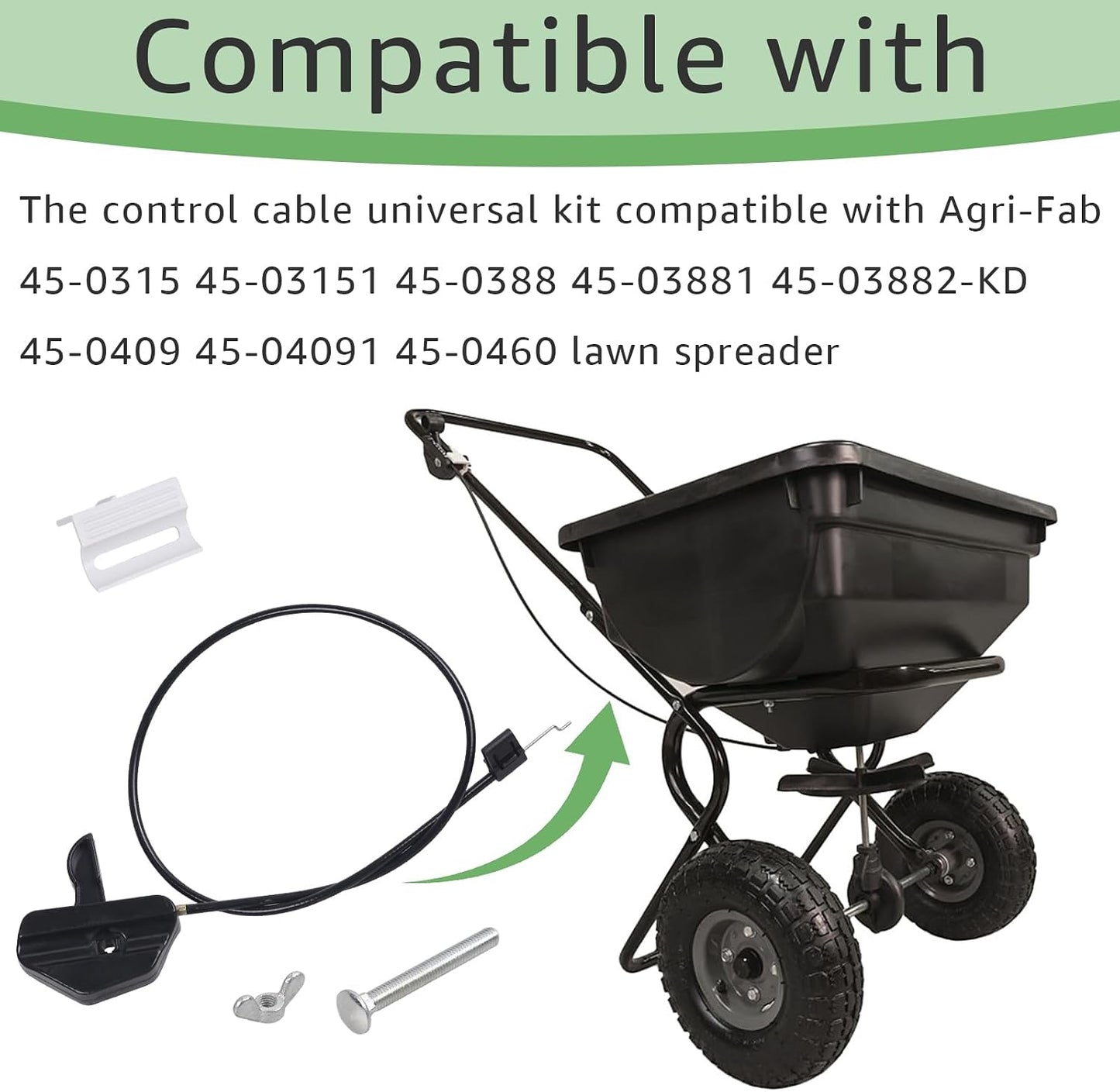 Cable control esparcidor césped comp Agri-Fab 45-0315