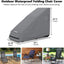 Funda silla gravedad cero impermeable plegable con bolsa gris