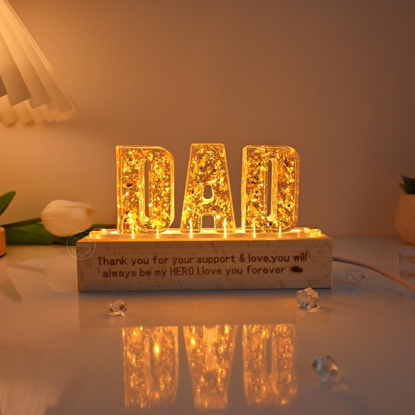 Luz nocturna LED regalo para papá hijo hija decoración hogar